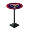 Holland Bar Stool Co 42" Blk Wrinkle Florida Panthers Pub Table L217B4228FlaPan - alternate 1